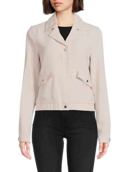 Куртка с лацканами Notch Calvin Klein, цвет Stone Beige