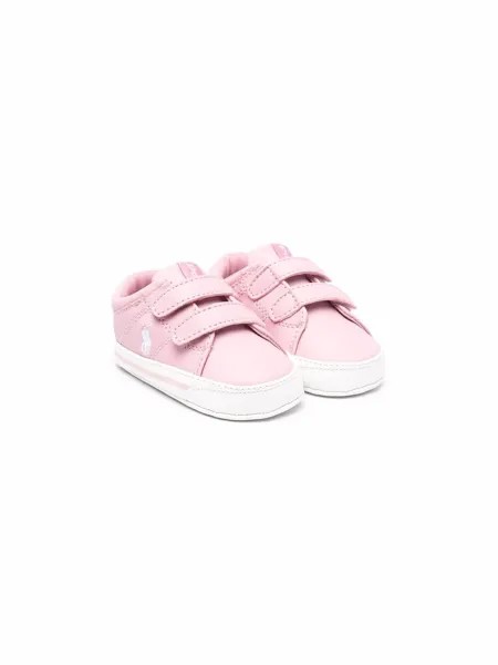 Polo Ralph Lauren Kids кроссовки на липучках с логотипом Polo Pony