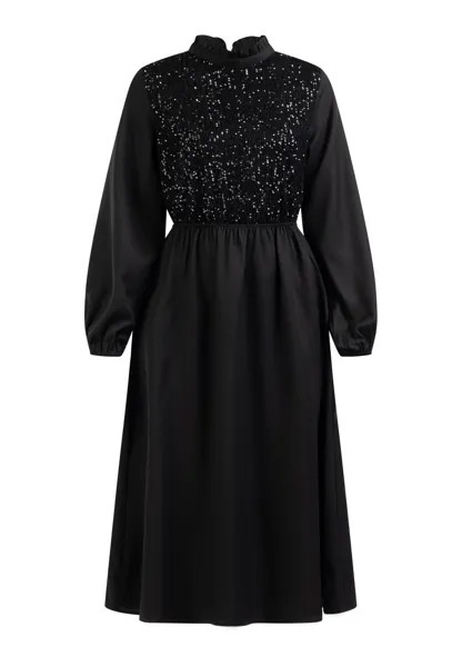 Платье Usha Langarm, черный