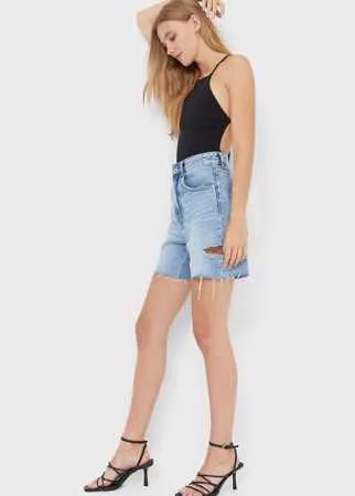 Stradivarius Боди На Бретелях Черный Xs