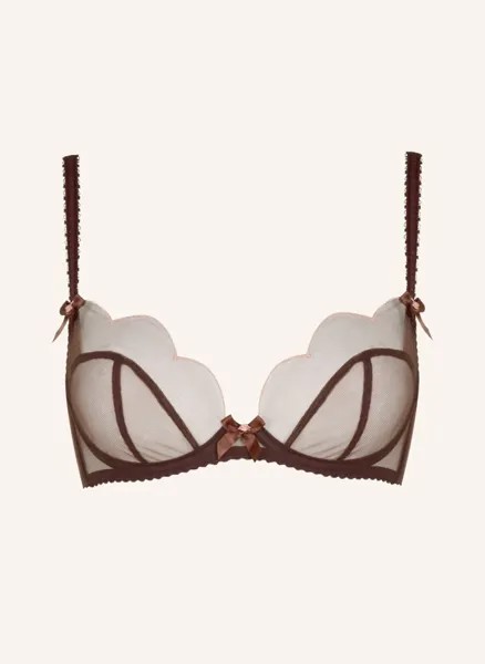 Lorna бюстгальтер на косточках Agent Provocateur, коричневый