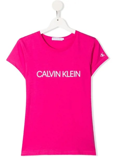 Calvin Klein Kids футболка с логотипом