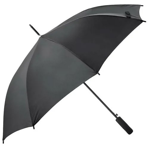 Зонт ИКЕА, автомат, серебряный, черный