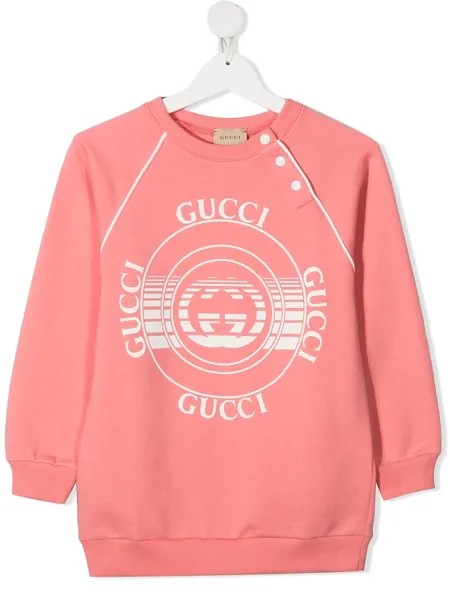Gucci Kids толстовка с логотипом