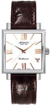 Швейцарские наручные  женские часы Atlantic 14350.41.18R. Коллекция Worldmaster