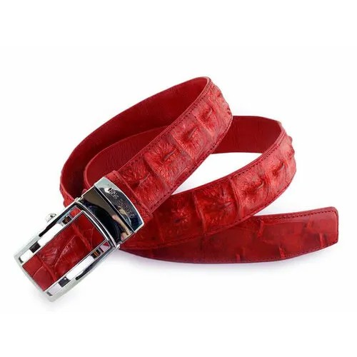 Ремень Exotic Leather, размер 120, красный