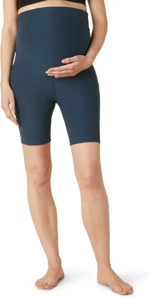 Велосипедные шорты для беременных с карманами Spacedye Team Beyond Yoga, цвет Nocturnal Navy