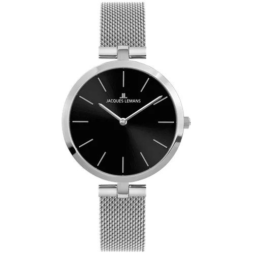 Наручные часы JACQUES LEMANS Classic, серебряный, черный