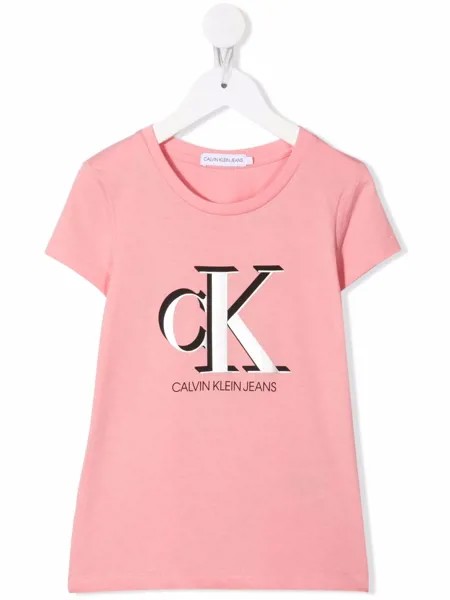 Calvin Klein Kids футболка с логотипом