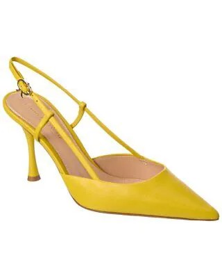 Женские кожаные туфли Gianvito Rossi Ascent 85, желтые 39