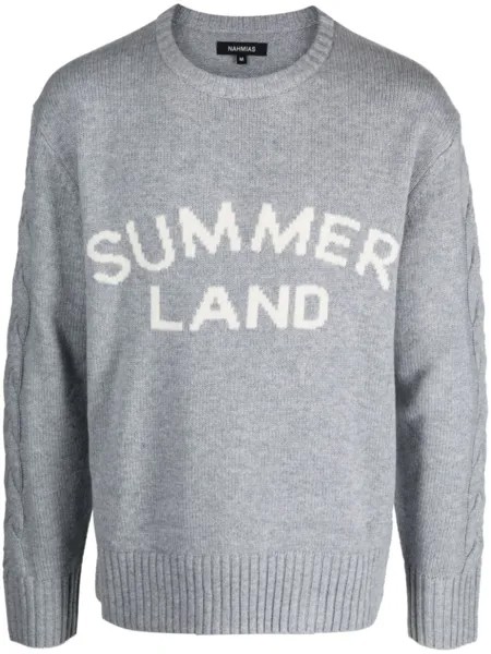 Nahmias джемпер Summerland вязки интарсия, серый
