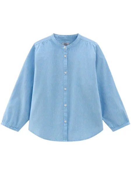 Woolrich рубашка на пуговицах, синий