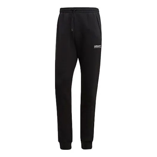 Спортивные штаны Men's adidas originals P Sweatpants Solid Color Stay Warm Fleece Lined Bundle Feet Sports Pants/Trousers/Joggers Black, черный