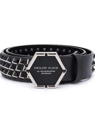 Philipp Plein ремень с заклепками
