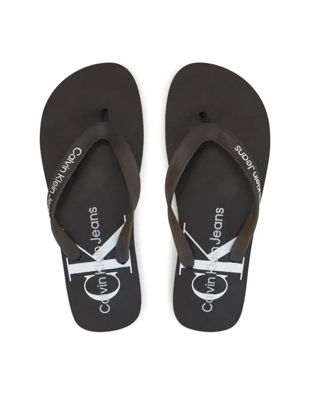 Шлепанцы Beach Sandal Monogram Tpu Calvin Klein, черный