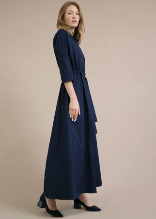 Длинное платье рубашечного кроя