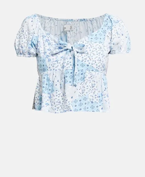 Рубашка блузка Hollister, светло-синий