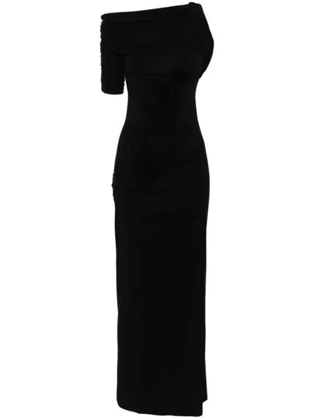 Jacquemus платье миди La robe Drapeado, черный