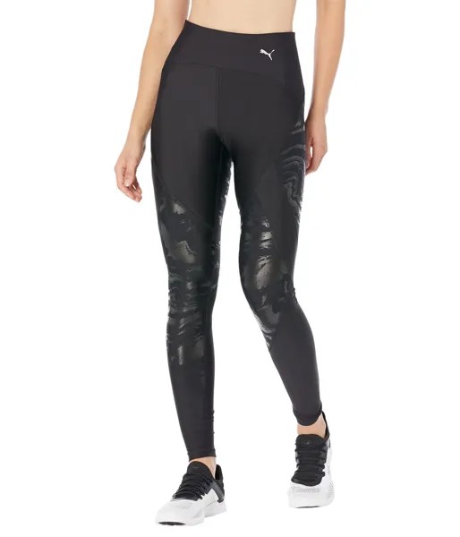 Леггинсы PUMA, Run Ultraform High-Waisted Fleece High Shine All Over Print Tights