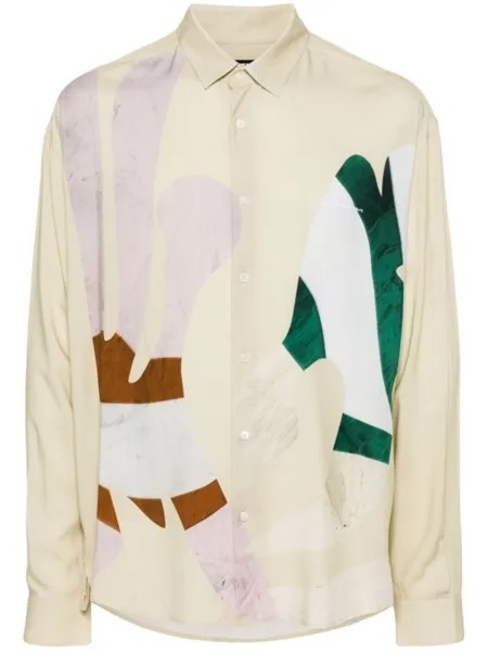Jacquemus рубашка La Chemise Simon, нейтральный цвет