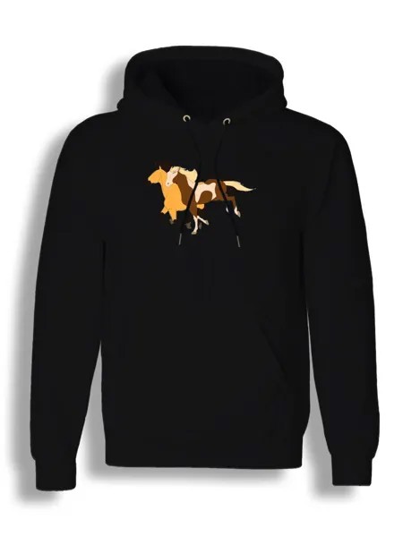 Худи унисекс СувенирShop Спирит/Душа прерий/Мультфильм 5 черное XL