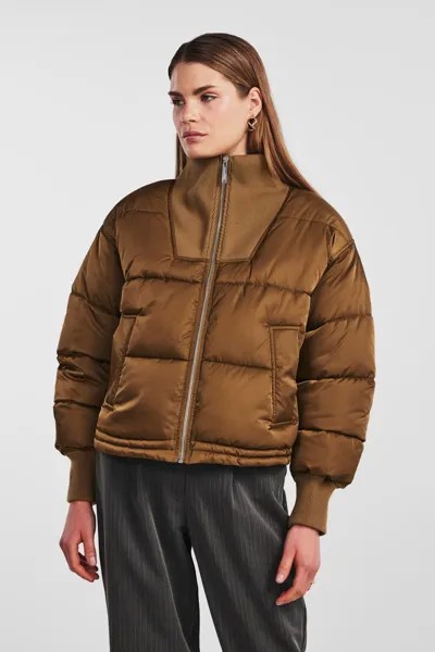 Куртка - Коричневый - Классический крой Y.A.S., коричневый