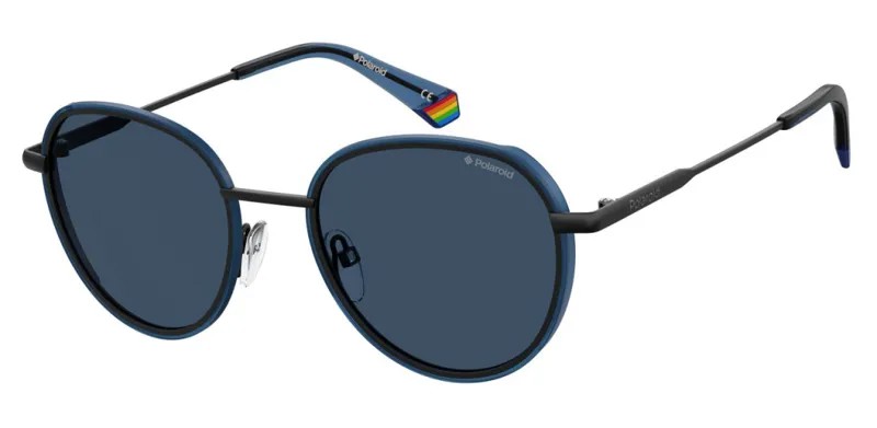 Солнцезащитные очки унисекс POLAROID PLD 6114/S синие