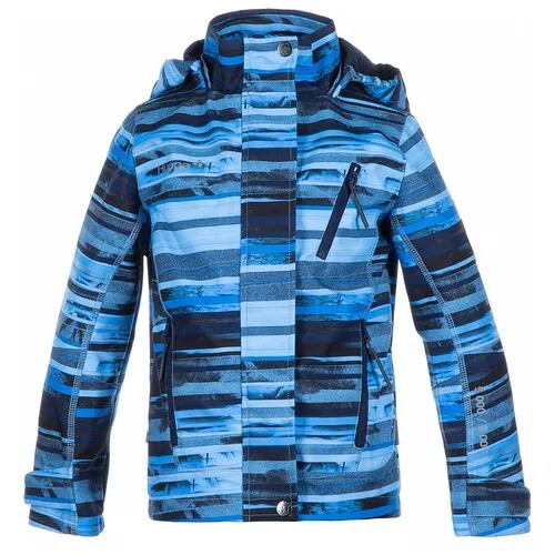 Куртка softshell Huppa Jamie 18010000-92235 92235, blue pattern, размер 116