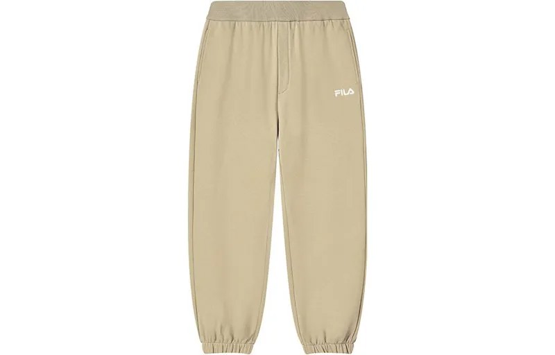 Трикотажные спортивные штаны унисекс хаки Fila, хаки