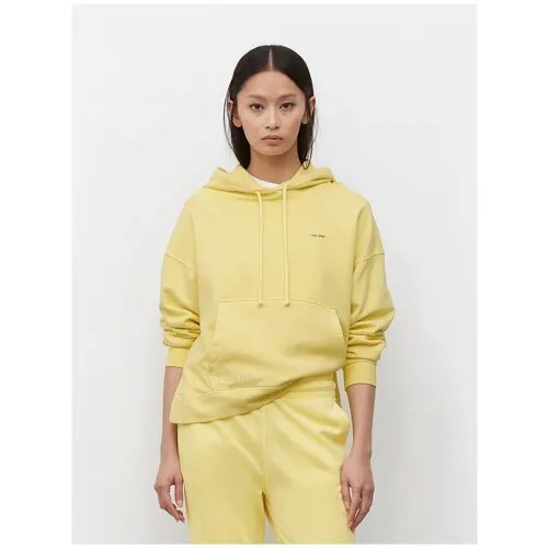 Худи Marc O'Polo, силуэт свободный, средней длины, открытые плечи, размер XL, желтый