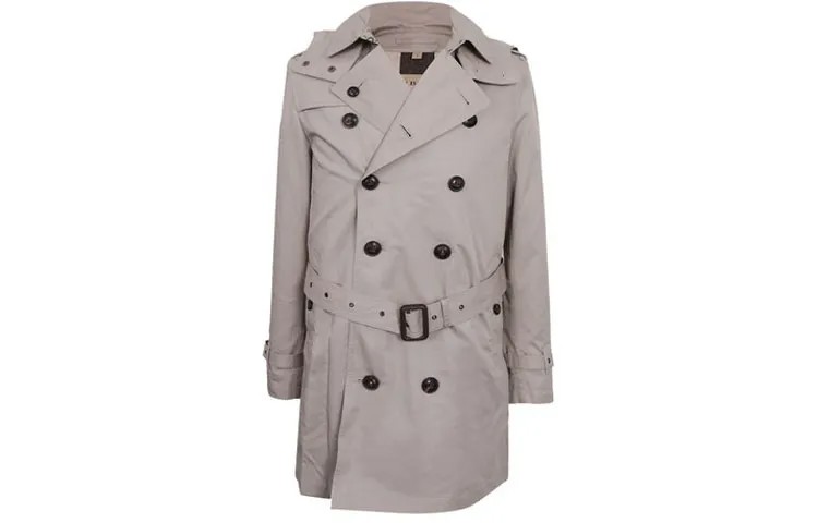Тренчкот мужской серый Burberry, серый