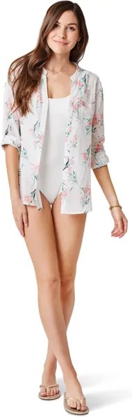 Рубашка Dylan Gauze Tunic Carve Designs, цвет Cloud Bouquet