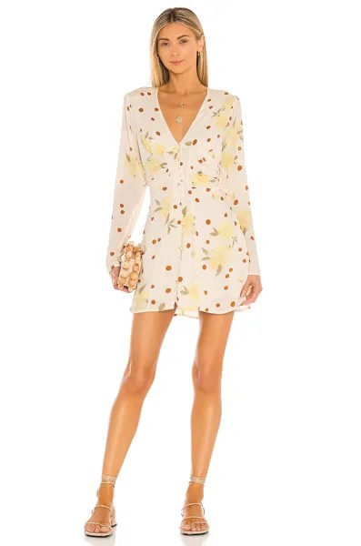 Платье мини Free People Date Night, цвет Sunshine Combo