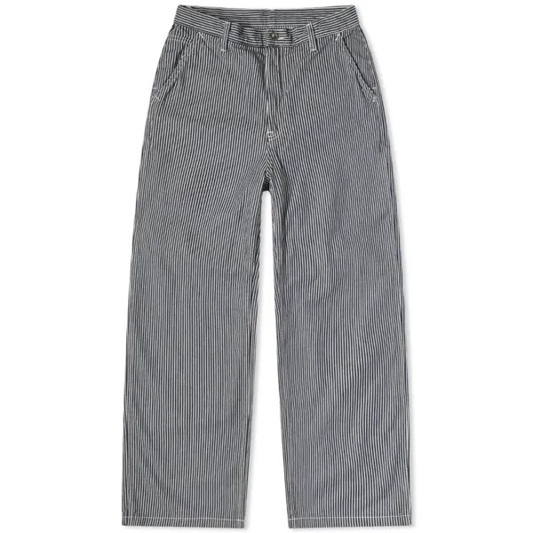 Брюки Nudie Jeans Co Stina Hickory Striped, цвет Blue & Off White