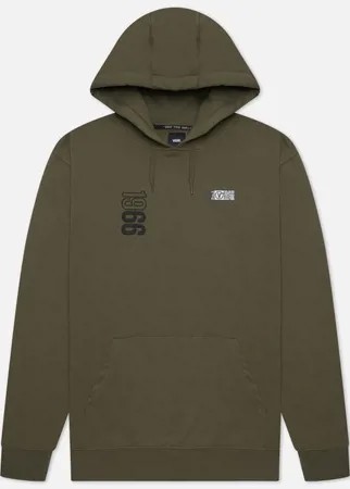 Мужская толстовка Vans Quick Response Hoodie, цвет оливковый, размер XL