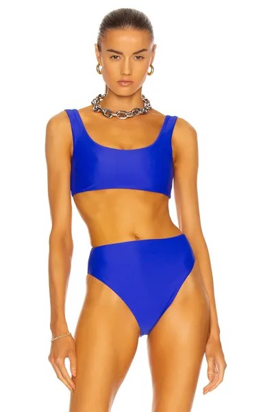 Топ бикини Jade Swim Rounded Edges, цвет Lapis