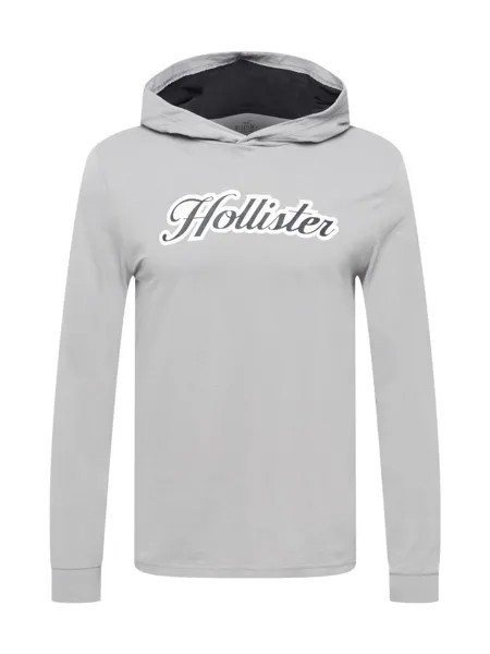 Футболка Hollister, светло-серый
