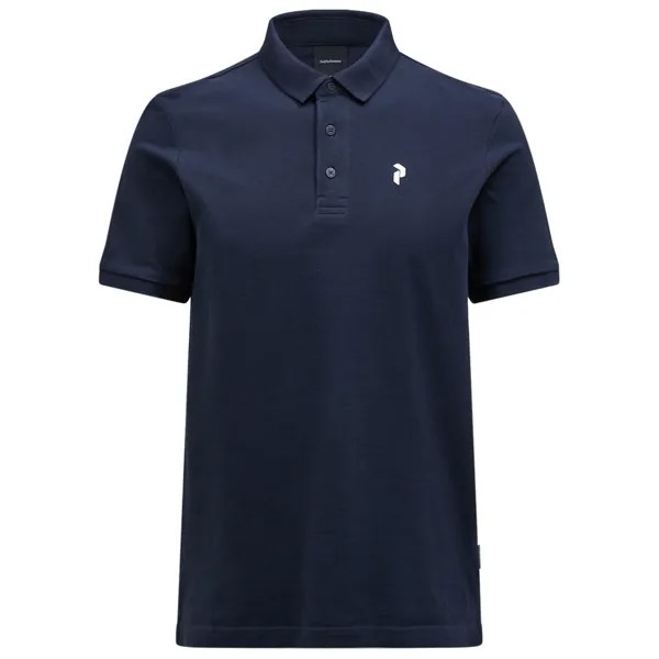 Рубашка поло Peak Performance Classic Cotton Polo, цвет Salute Blue