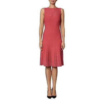 Трикотажное платье без рукавов с расклешенной юбкой Zac Posen, Orchid 681, большое