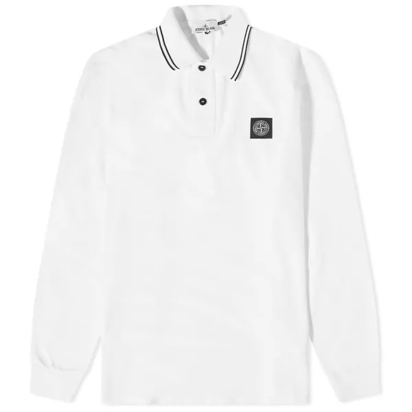 Футболка Stone Island Long Sleeve Patch Polo