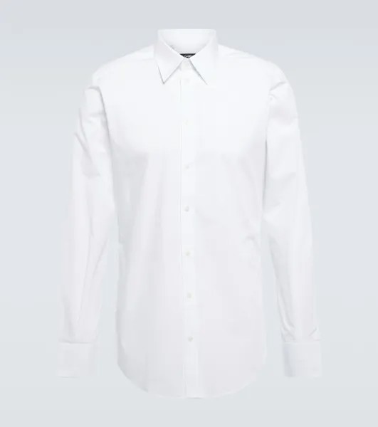 Рубашка из хлопкового поплина Dolce&Gabbana, белый