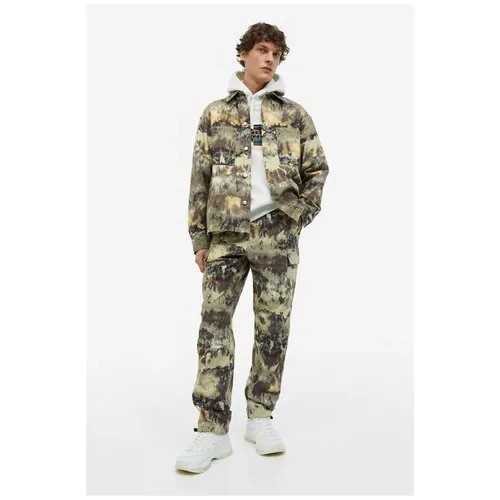 Брюки карго  H&M, размер XXL, хаки