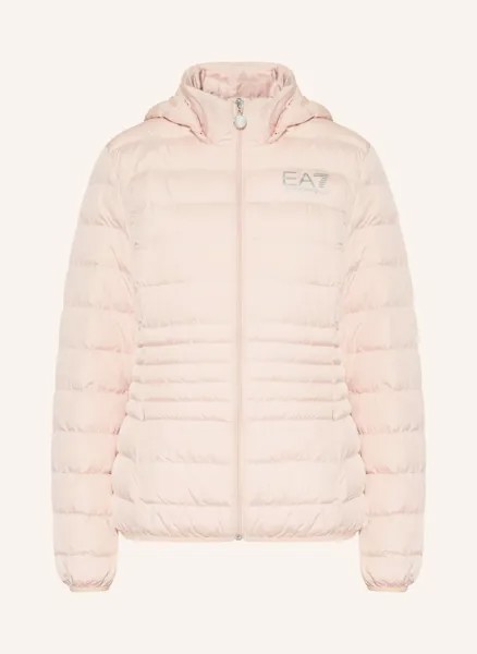 Куртка EA7 EMPORIO ARMANI mit abnehmbarer Kapuze, светло-розовый
