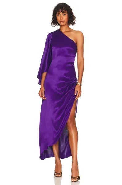 Платье миди L'Academie Sawyer, цвет Deep Purple