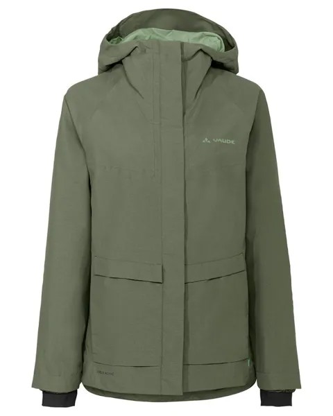 Куртка женская comyou pro дождевик Vaude, зеленый