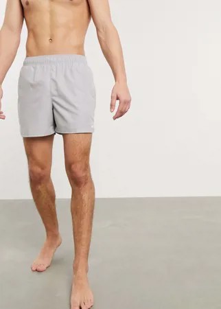 Светло-серые шорты Nike Swimming-Серый