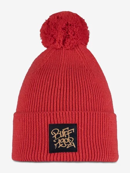 Шапка Buff Knitted Hat Deik Orange Red, Красный