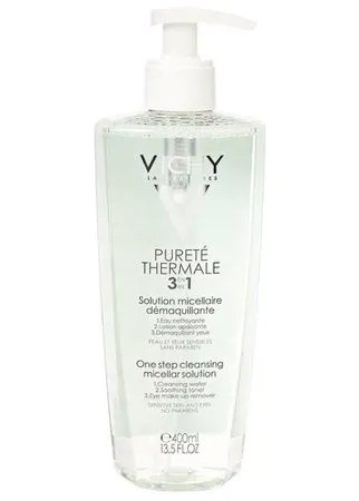 Vichy мицеллярный лосьон Purete Thermale для снятия макияжа, 400 мл
