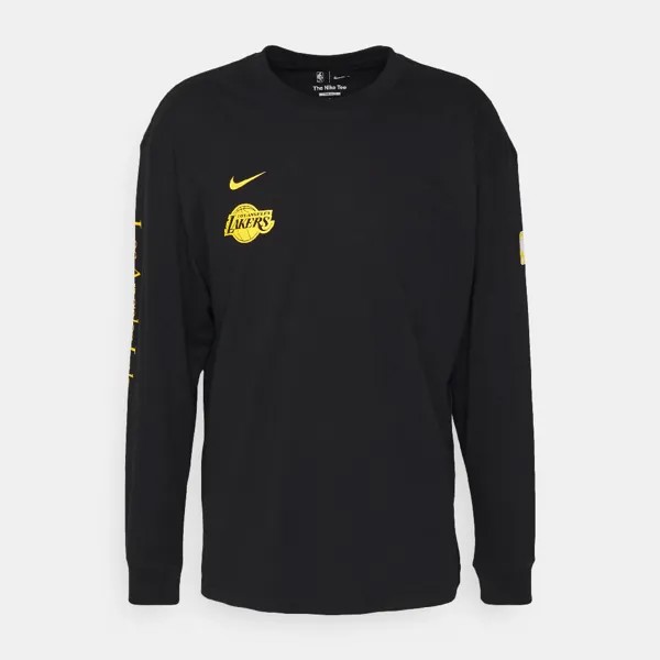 Лонгслив Nike Performance Nba Los Angeles Lakers, черный