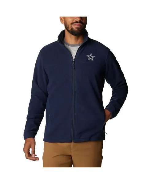 Мужская темно-синяя куртка с молнией во всю длину Dallas Cowboys Flanker III Columbia